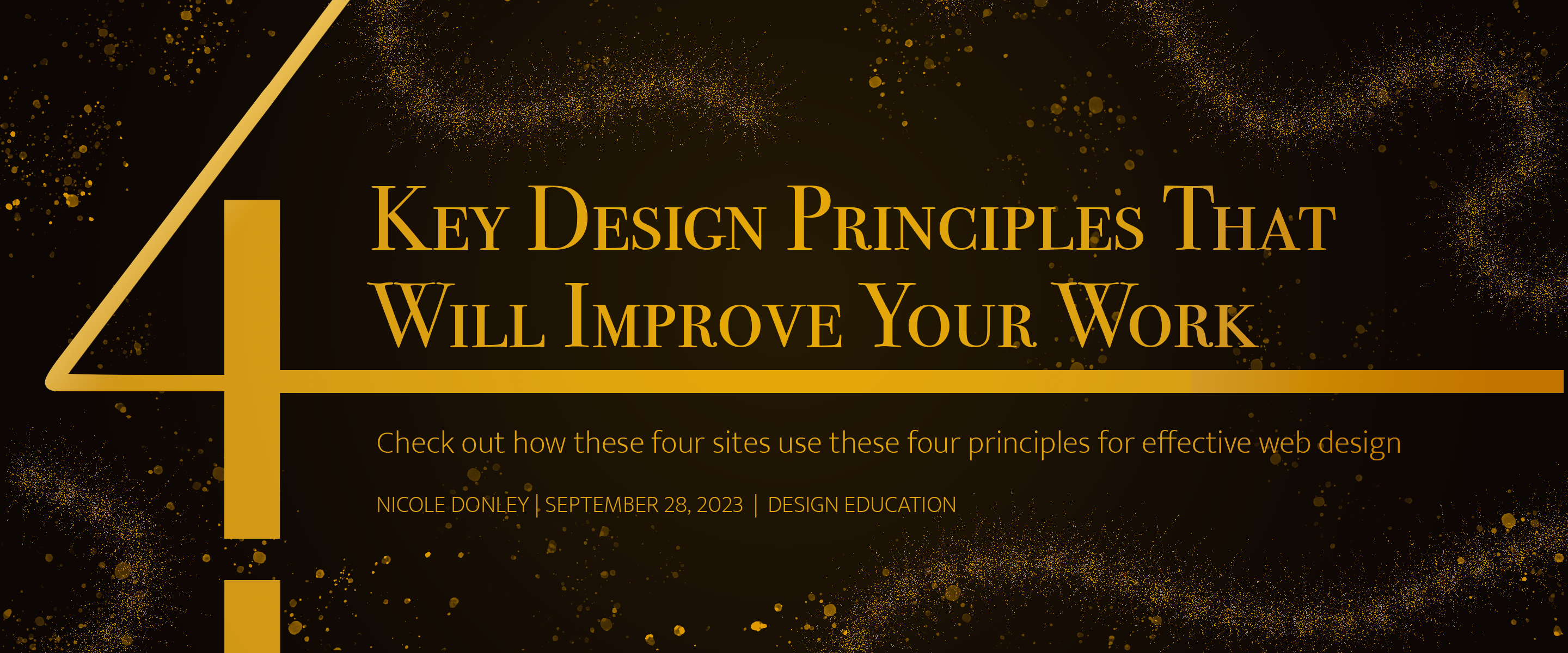 Image with Article Title 4 Design Principles That Will Improve Your Work